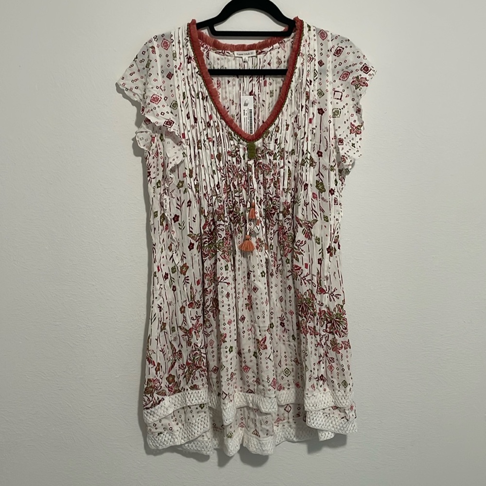 Poupette St. Barth Mila lace trimmed  Minidress